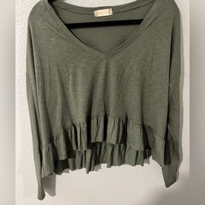 Altar’d State Green Long Sleeve